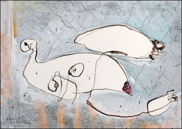 제목이 "Iveta (Nude Girl)"인 미술작품 Jiri Havlik로, 원작, 아크릴
