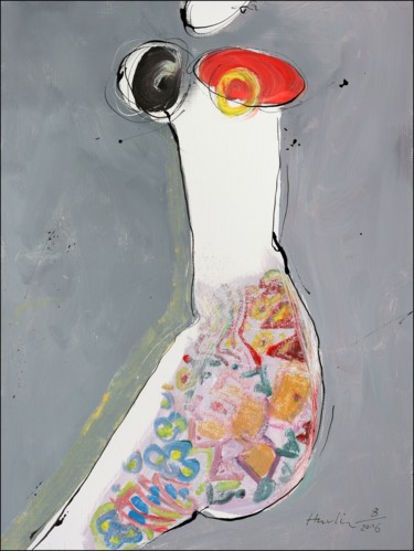 Painting titled "Linda" by Jiri Havlik, Original Artwork, Acrylic