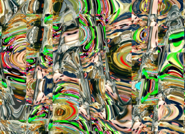 Fotografie getiteld "ABSTRACT GRAZY VOGUE" door Gaudi .C, Origineel Kunstwerk, Gemanipuleerde fotografie