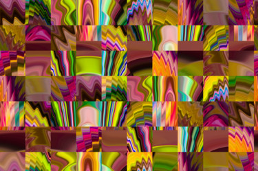 Arts numériques intitulée "The art on  cube" par Gaudi .C, Œuvre d'art originale, Travail numérique 2D
