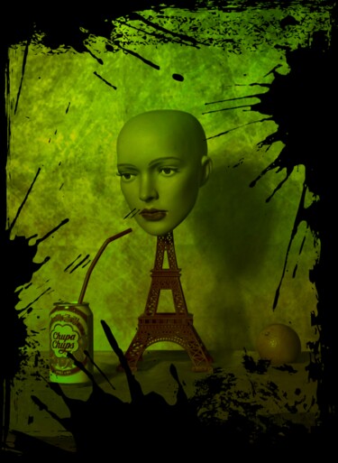 Photography titled "Paris s'enivrer" by Gaudi .C, Original Artwork, Manipulated Photography