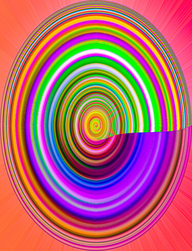 Digitale Kunst mit dem Titel "Color tourbillon li…" von Gaudi .C, Original-Kunstwerk, 2D digitale Arbeit