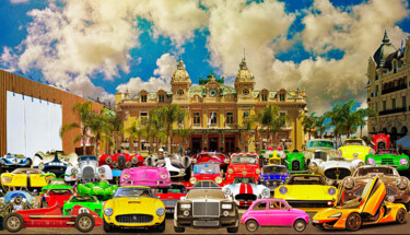 摄影 标题为“Monte-Carlo  Casino…” 由Gaudi .C, 原创艺术品, 操纵摄影