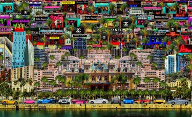 Digitale Kunst getiteld "Monte-Carlo Lifesty…" door Gaudi .C, Origineel Kunstwerk, 2D Digital Work