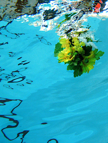 Fotografia intitulada "Fleur sous-marine" por Angie Black, Obras de arte originais, Fotografia digital
