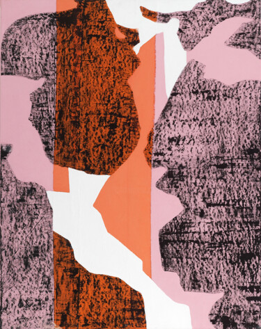제목이 "Traversée"인 미술작품 Clara Ramirez Katz로, 원작, 아크릴 나무 들것 프레임에 장착됨