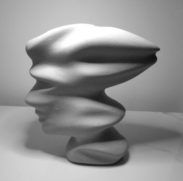 Sculptuur getiteld "Profile" door Clark Camilleri, Origineel Kunstwerk, Steen