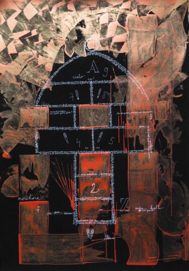 Peinture intitulée "La vie est-elle un…" par Clau Redier-Clément, Œuvre d'art originale, Acrylique Monté sur Panneau de bois