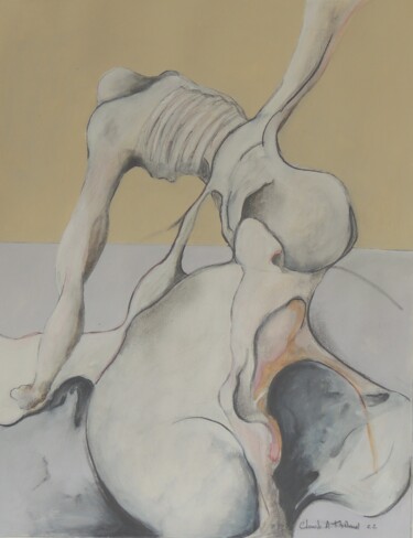 Картина под названием "SISYPHE / SISYPHUS" - Claude André Thibaud, Подлинное произведение искусства, Акрил
