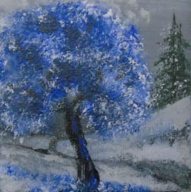 Malarstwo zatytułowany „arbre 1” autorstwa Claude Blaesius, Oryginalna praca, Akryl