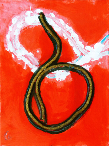 Schilderij getiteld "6 de cordée" door Claude Eloi, Origineel Kunstwerk, Acryl