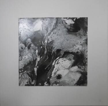 Pittura intitolato "black and white 04" da Claude Goasguen, Opera d'arte originale, Acrilico