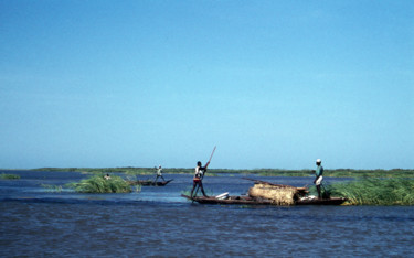 Fotografía titulada "sur le lac Tchad.jpg" por Claude Guillemet, Obra de arte original, Fotografía no manipulada