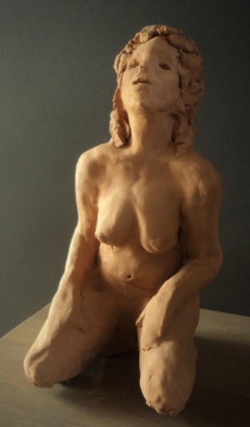 雕塑 标题为“petite nana (terre…” 由Claude Hardenne, 原创艺术品, 兵马俑