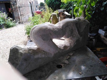 "Sculpture taille di…" başlıklı Heykel Claude Hardenne tarafından, Orijinal sanat, Taş