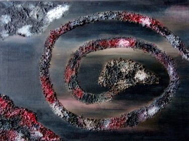 Pittura intitolato "Galaxy" da Claude Lali, Opera d'arte originale, Acrilico Montato su Telaio per barella in legno