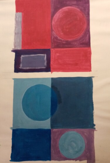 Σχέδιο με τίτλο "Abstrait" από Claude Lali, Αυθεντικά έργα τέχνης, Μολύβι Τοποθετήθηκε στο Άλλος άκαμπτος πίνακας