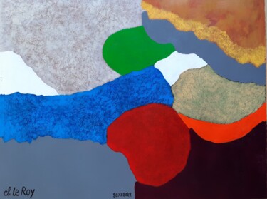 Schilderij getiteld "A29 MAGICO PAISAJE" door Claude Le Roy, Origineel Kunstwerk, Acryl Gemonteerd op Plexiglas