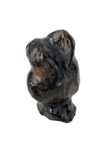 Sculpture titled "Nuage noir" by Claude-Lise Marembert, Original Artwork, Ceramics