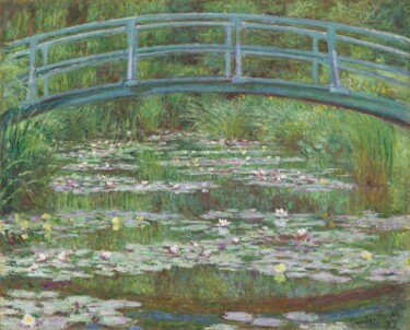 Painting titled "Le Bassin aux nymph…" by Claude Monet, Original Artwork, Oil