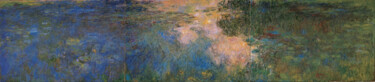 Pintura intitulada "Le Bassin aux nymph…" por Claude Monet, Obras de arte originais, Óleo