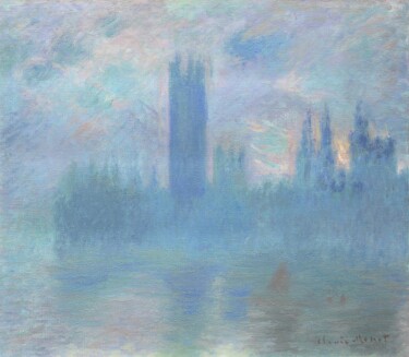 Schilderij getiteld "Sans titre, surnomm…" door Claude Monet, Origineel Kunstwerk, Olie