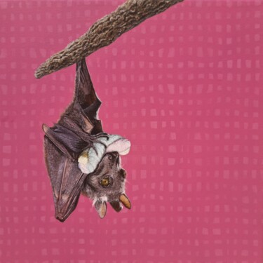 Картина под названием "The thief of sweetn…" - Claudia Daminato, Подлинное произведение искусства, Акрил Установлен на Дерев…