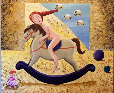 Картина под названием "Transition" - Claudine Brantes, Подлинное произведение искусства, Акрил