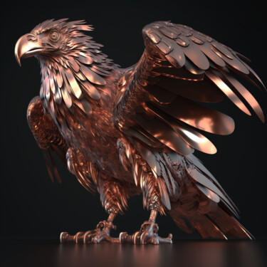 Arte digital titulada "Condor ai" por Claudio Pincas Feldman, Obra de arte original, Imagen generada por IA