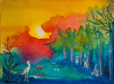 Pintura intitulada "Colordreams-28" por Claudy, Obras de arte originais, Tinta