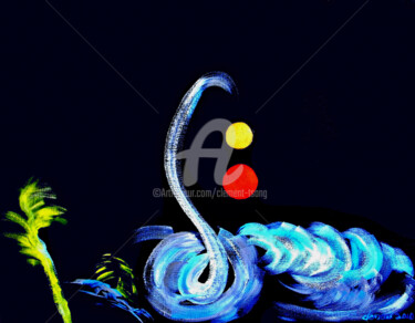 Картина под названием "O-Color Balls" - Clement Tsang, Подлинное произведение искусства, Масло