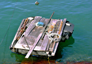 Fotografia intitolato "HK64-Useless Boat" da Clement Tsang, Opera d'arte originale, Fotografia digitale
