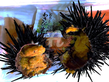 Fotografie getiteld "The Sea Urchin in J…" door Clement Tsang, Origineel Kunstwerk, Digitale fotografie