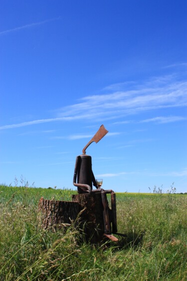 Sculpture intitulée "Loner" par Clive Manuel, Œuvre d'art originale