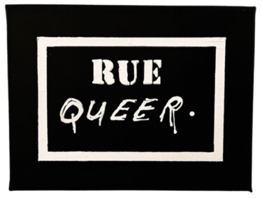 "Queer" başlıklı Tablo Corine Grumo tarafından, Orijinal sanat, Akrilik Ahşap Sedye çerçevesi üzerine monte edilmiş