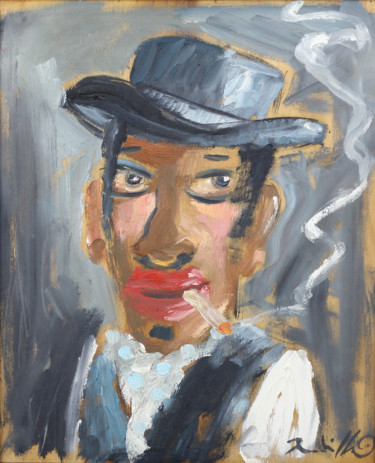 Peinture intitulée "Tanguero ?" par Collection Tango, Œuvre d'art originale, Acrylique Monté sur Châssis en bois