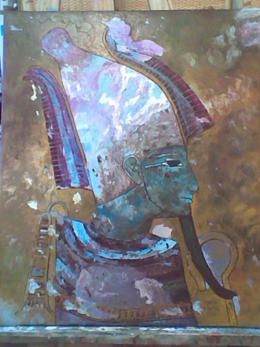 Peinture intitulée "OSIRIS" par María Montal Riba, Œuvre d'art originale