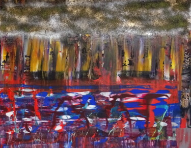 Картина под названием "Northern lights" - Conrad Bloemers, Подлинное произведение искусства, Акрил