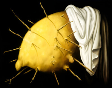 Картина под названием "SAINT SEBASTIEN" - Mario Sepulcre, Подлинное произведение искусства, Масло Установлен на Деревянная р…