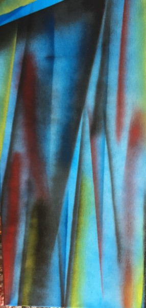 Pittura intitolato "Reflection of color" da Greg Powell, Opera d'arte originale, Spray
