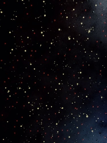 Ζωγραφική με τίτλο "night skys" από Greg Powell, Αυθεντικά έργα τέχνης, Σμάλτο
