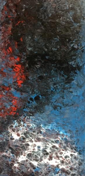 Картина под названием "Deep blue" - Greg Powell, Подлинное произведение искусства, Эмаль
