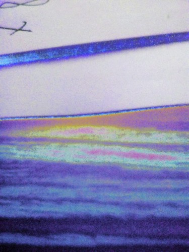 Pittura intitolato "Light blue sky" da Greg Powell, Opera d'arte originale, Lavoro digitale 2D