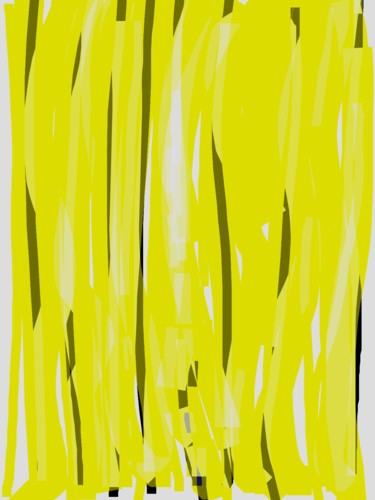 Arte digitale intitolato "Yellow travel" da Greg Powell, Opera d'arte originale, Lavoro digitale 2D