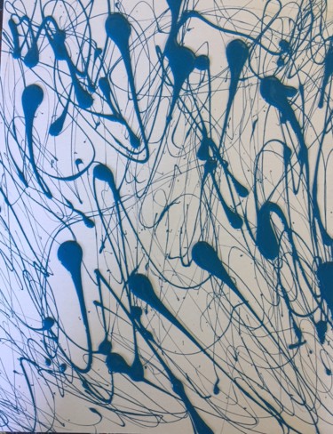 Картина под названием "Shimmer 1" - Greg Powell, Подлинное произведение искусства, Эмаль
