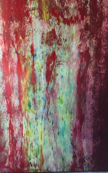 Painting titled "red shadows" by Greg Powell, Original Artwork, Enamel