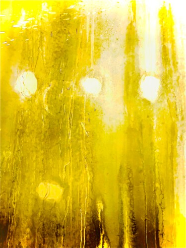 Arte digitale intitolato "Yellow and movement" da Greg Powell, Opera d'arte originale, Lavoro digitale 2D