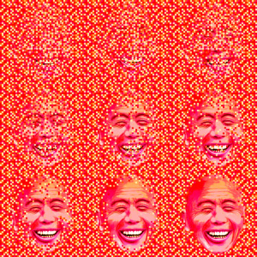 Digital Arts titled "Laughing Buddha" by Manuel Blond, Original Artwork, Photo Montage