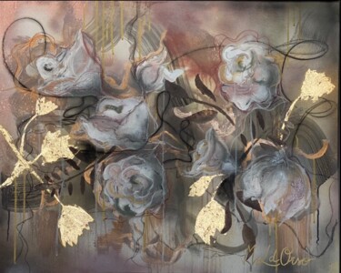 Картина под названием "Automne" - Marie-Laure D'Orso, Подлинное произведение искусства, Акрил