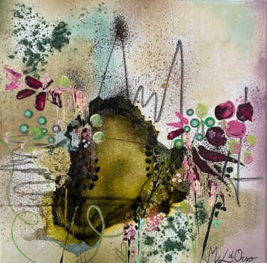 Pintura titulada "Green Meadow" por Marie-Laure D'Orso, Obra de arte original, Acrílico Montado en Bastidor de camilla de ma…